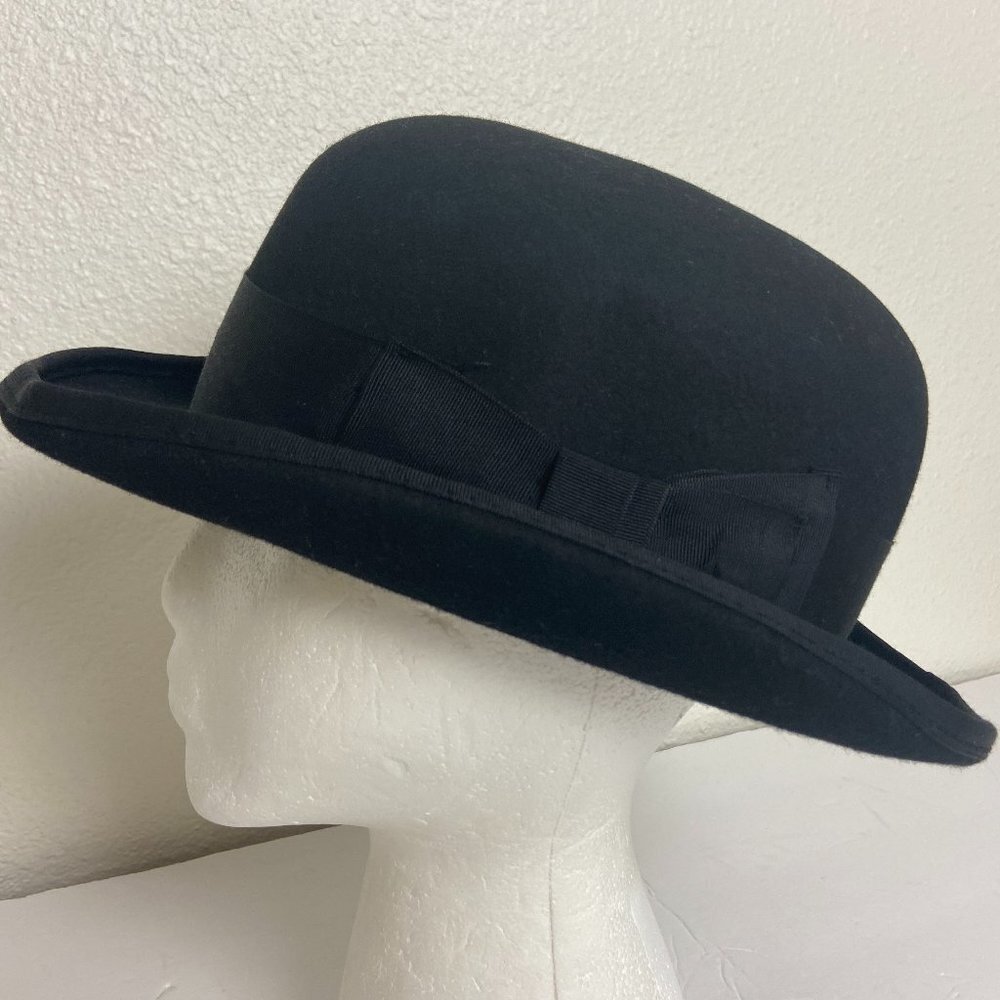 Hats in the Belfry Wool Black Hat Sz M ( 22 1/4")